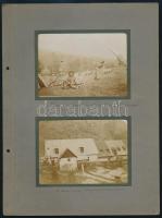 cca 1900 Máramaros, fotósorozat. összesen 40 db látványos, feliratozott fotó. Gutin, Szent István to...