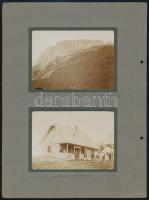 cca 1900 Máramaros, fotósorozat. összesen 40 db látványos, feliratozott fotó. Gutin, Szent István to...