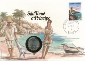 Sao Tomé és Principe 1977. 5D "FAO" felbélyegzett borítékban, bélyegzéssel, német nyelvű leírással T:UNC Sao Tomé and Principe 1977. 5 Dobras "FAO" in envelope with stamp and cancellation, with German description C:UNC