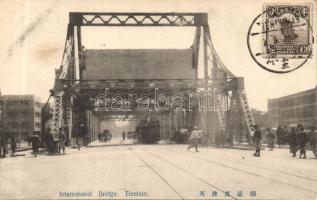 Tianjin International bridge with tram (EK)