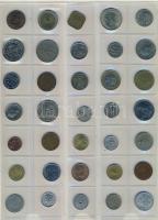 275db fémpénz, egész világ, sok tengerentúllal T:vegyes