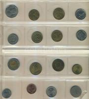 275db fémpénz, egész világ, sok tengerentúllal T:vegyes