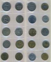 275db fémpénz, egész világ, sok tengerentúllal T:vegyes