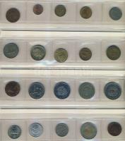 275db fémpénz, egész világ, sok tengerentúllal T:vegyes