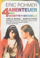 3 db német film plakát az 1970-1980-as évekből 80x60 cm Die flambierte Frau, Eric Rohmer, Die vierer...