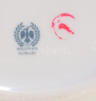 Hollóházi Erika mintás bonbonier, jelzett, hibátlan, h: 15 cm