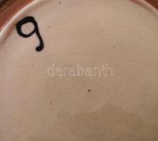 Miska kancsó, mázas kerámia, hibátlan 20 cm