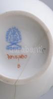 Herendi Viktória mintás váza, repedéssel, jelzett, m: 15,5 cm