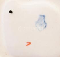 Zsolnay 3 darab Annuska figura, jelzett, m: 8-8 cm