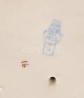 Zsolnay 2 darab Labdás Öcsi. Festett és fehér, jelzett, m: 13 cm