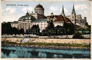 1941 Esztergom, Prímási palota, Dunapart, Bazilika (EK)