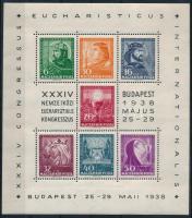 1938 Eucharisztikus blokk (10.000) (ráncok / creases)