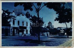 1938 Párkány, Stúrovó; tér, Machaty üzlete / square, shop (EK)