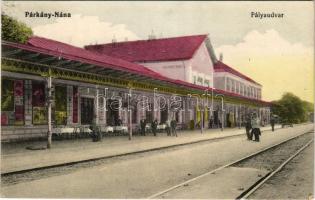 1 Párkány-Nána, Stúrovó; vasútállomás. Vasúti levelezőlapárusítás 3003. / railway station