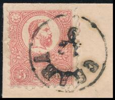 1871 Kőnyomat 5kr levélen / Mi 3 on cover "CSABA" - Pest, ex Ryan