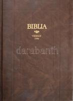 Vizsolyi Biblia. I-II. kötet. Bp., 1990, Helikon. Kiadói dombornyomott, aranyozott, bordázott gerinc...