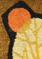 Iparművész fali kárpit. P. jelzéssel. Jó állapotban 60x106 cm