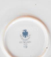 Hollóházi Jurcsák László által tervezett hamuzó, matricás, jelzett, minimális kopásnyomokkal, d: 12 ...