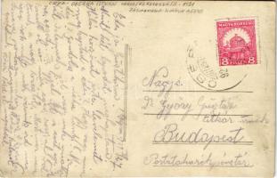 1927 Csépa (Tiszazug), Oberna István üzlete. photo (vágott / cut)