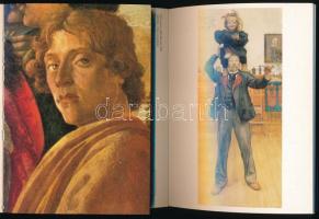 2 db MODERN Taschen művészeti képeslap füzet összesen 60 lappal: Sandro Botticelli, Carl Larsson