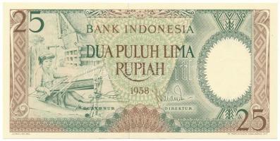 Indonézia 1958. 25R T:UNC Indonesia 1958. 25 Rupiah C:UNC Krause P#57