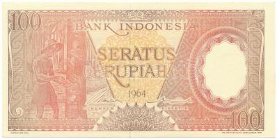 Indonézia 1964. 100R T:AU Indonesia 1964. 100 Rupiah C:AU Krause P#97