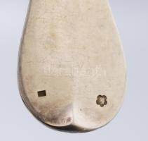 6 db ezüst (Ag) villa. dianás jelzéssel, mesterjeggyel, össz 419 g