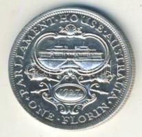 Ausztrália 1927. 1Fl Ag "Parlament megnyitása" T:2