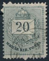 1874 20kr 13-as fogazással (min 4.000)