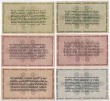 1946. 10.000AP + 50.000AP sorszámmal- és nélküle + 100.000AP sorszámmal- és nélküle + 500.000AP sors...