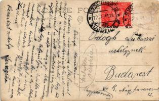 1931 Szabadka, Subotica; tér, sörcsarnok, üzletek, Cserni Jován szerb felkelővezér emlékmű / square,...