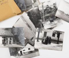 cca 1958 Karapancsa (Karapáncsa / Karapandza / Karapandža), vegyes felvételek: keskeny nyomtávú vasú...