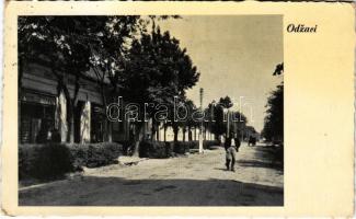 1941 Hódság, Odzaci; Fő utca, üzlet / main street, shop (EK)