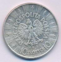 Lengyelország 1936. 10Zl "Józef Piłsudski" T:XF,VF
Poland 1936. 10 Złotych "Józef Pi...