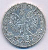 Lengyelország 1932. 10Zl "Hedvig" T:XF
Poland 1932. 10 Złotych "Jadwiga" C:XF
...