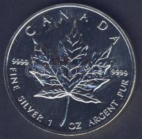 Kanada 1992. 5$ Ag (999) 1oz. II. Erzsébet T:PL