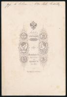 cca 1870 gróf Erdődy Júlia (1847-1901) császári és királyi palotahölgy, csillagkeresztes hölgy, egy ...