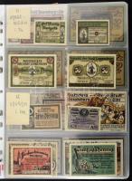 Német Birodalom / Weimari Köztársaság ~1920as évek vegyes 365db-os német szükségpénz tétel fehér nég...