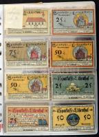 Német Birodalom / Weimari Köztársaság ~1920as évek vegyes 365db-os német szükségpénz tétel fehér nég...