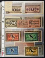 Német Birodalom / Weimari Köztársaság ~1920as évek vegyes 639db-os német szükségpénz tétel fehér nég...