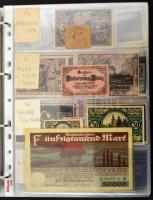 Német Birodalom / Weimari Köztársaság ~1920as évek vegyes 639db-os német szükségpénz tétel fehér nég...