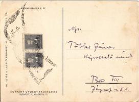 1938 Az új évben jöjjön jobbkor, kívánja Illyés doktor. Dr. Illyés S. László orvos üdvözlő reklámlap...