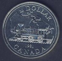 Kanada 1981. 1$ Ag "Transzkanadai vasútvonal" T:PL