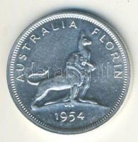 Ausztrália 1954. 1Fl Ag "Királyi látogatás" T:2