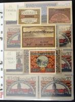 Német Birodalom / Weimari Köztársaság ~1920as évek vegyes 663db-os német szükségpénz tétel fehér nég...