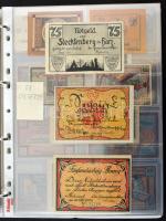 Német Birodalom / Weimari Köztársaság ~1920as évek vegyes 663db-os német szükségpénz tétel fehér nég...