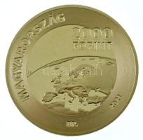 2021. 2000Ft Cu-Ni "Az Európa Tanács magyar elnöksége" kapszulában T:P