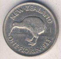 Új-Zéland 1933. 1Fl Ag V.György T:3 kis ph