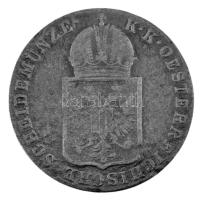 Ausztria 1849C 6kr Ag T:F patina Austria 1849C 6 Kreuzer Ag C:F patina Krause KM#2200