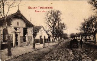 1908 Törökbálint, Baross utca, Ecce homo kegyoszlop. W. L. 4299.